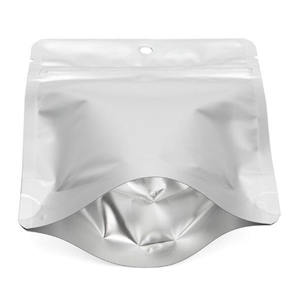 4 x 6 Stand Up Pouch -Metallic Silv